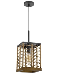 Winfall 1 Light 18" Height Metal Pendant