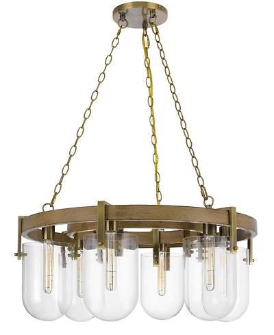 Stovall 6 Light 14" Height Metal Chandelier