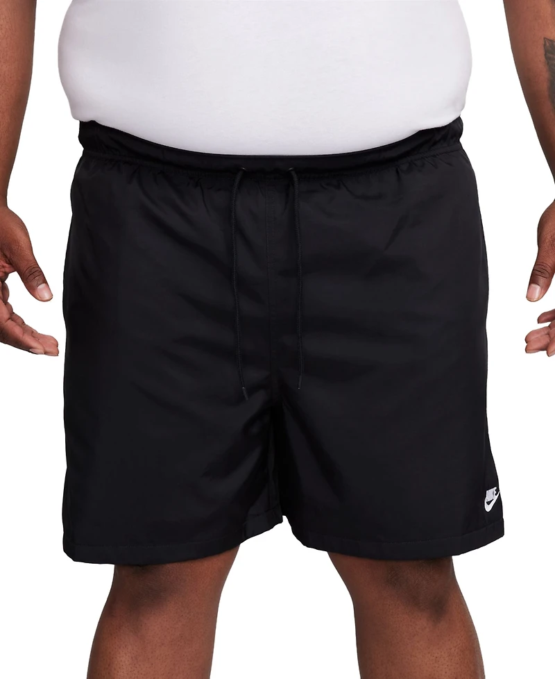 Nike Men's Club Flow Relaxed-Fit 6" Drawstring Shorts