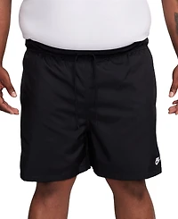 Nike Men's Club Flow Relaxed-Fit 6" Drawstring Shorts