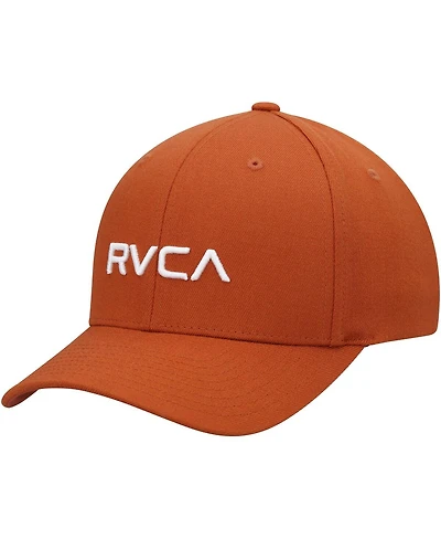 Men's Rvca Orange Flex Fit Hat