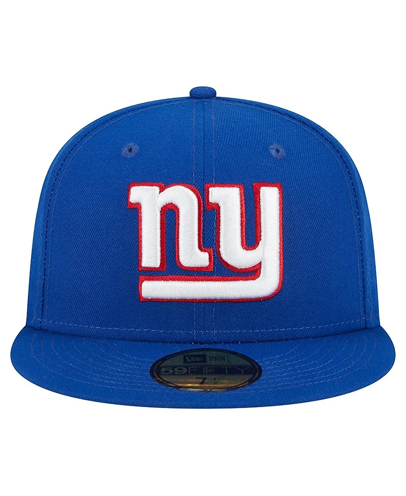 Men's New Era Royal New York Giants Main 59FIFTY Fitted Hat