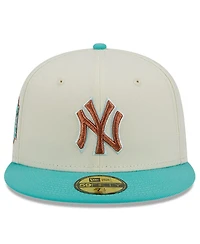 Men's New Era White York Yankees City Icon 59FIFTY Fitted Hat