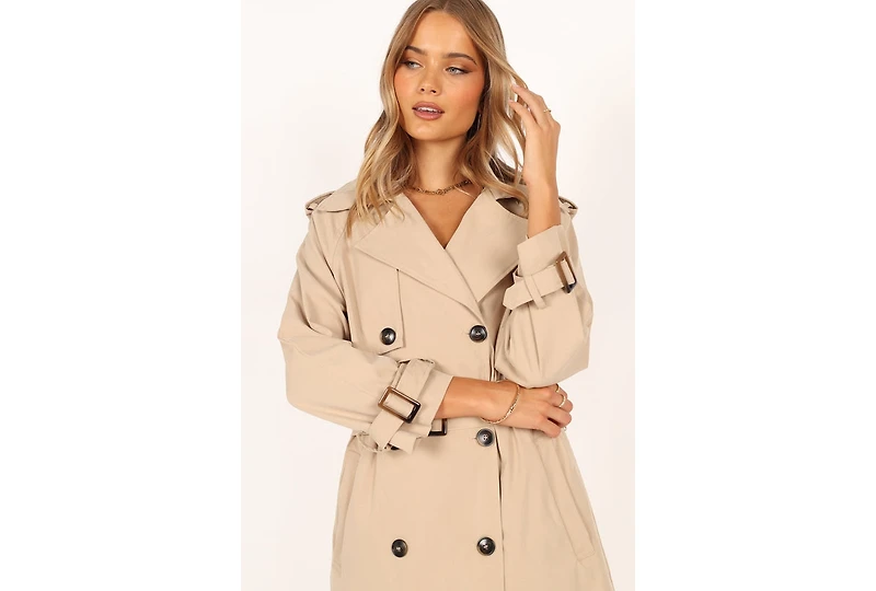 Petal and Pup Women's Trina Button Front Trench Coat