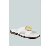 Eudora Womens Embellished Slip-on flats