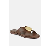 Eudora Womens Embellished Slip-on flats