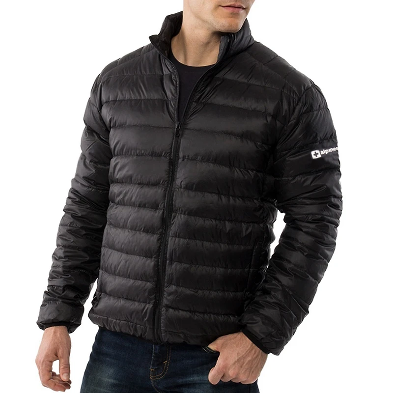 Alpine Swiss Niko Men's Puffer Jacket Warm Down Alternative Insulated Coat | Packable Water-Resistant & Windproof Winter Outerwear with Zipper Pockets