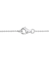 Black & White Diamond Halo Pear-Shaped 17" Pendant Necklace (1-1/10 ct. t.w.) in 14k White Gold