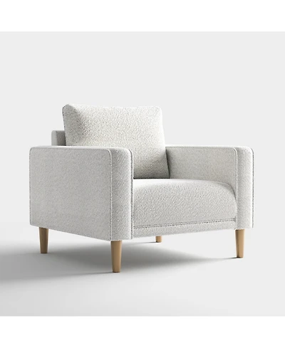 Aurelia 39" Boucle Fabric Accent Arm Chair