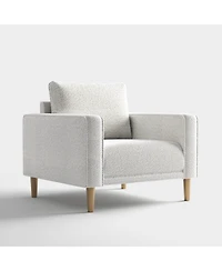 Aurelia 39" Boucle Fabric Accent Arm Chair