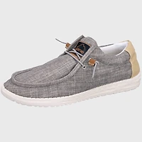 Alpine Swiss Men's Flynn Boat Shoes Lightweight Slip-On Loafers Moc Toe Sailing Deck Shoes Breathable Summer Travel Shoes Light Enough to Float