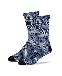 Youth Boys and Girls For Bare Feet Dallas Cowboys Zubaz Zubified Crew Socks