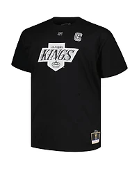 Men's Profile Wayne Gretzky Black Los Angeles Kings Big and Tall Name Number T-shirt
