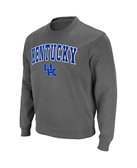Colosseum Men's Kentucky Wildcats Arch & Logo Pullover Sweatshirt