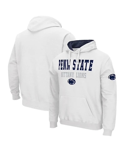 Men's Colosseum White Penn State Nittany Lions Sunrise Pullover Hoodie