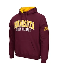 Men's Colosseum Maroon Minnesota Golden Gophers Double Arch Pullover Hoodie