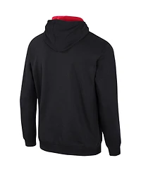 Colosseum Men's Wisconsin Badgers Half-Zip Hoodie