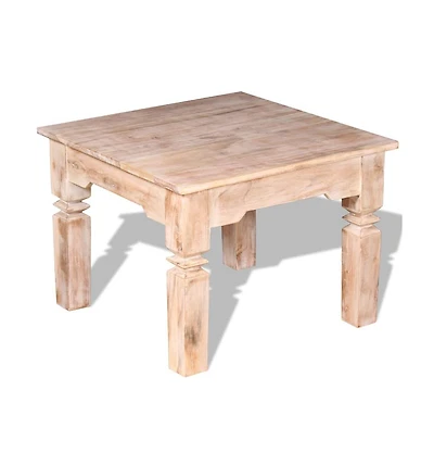 Coffee Table Acacia Wood 23.6"x23.6"x17.7"