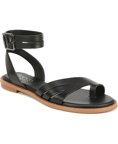 Franco Sarto Women's Greene Toe Loop Ankle Strap Sandals