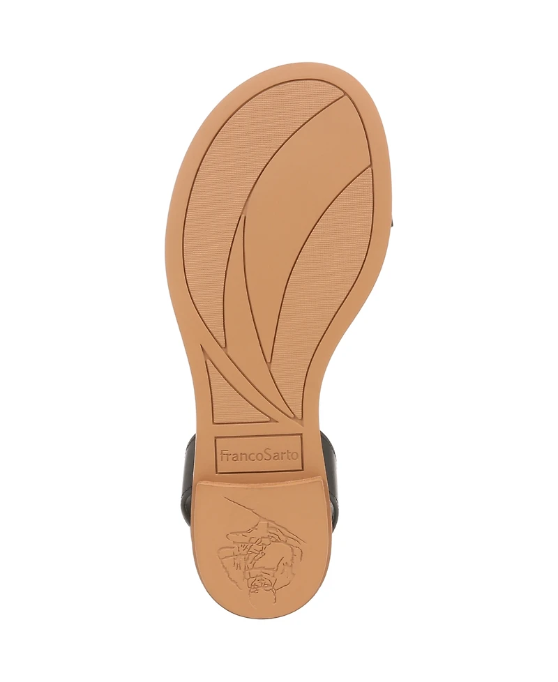 Franco Sarto Women's Greene Toe Loop Ankle Strap Sandals