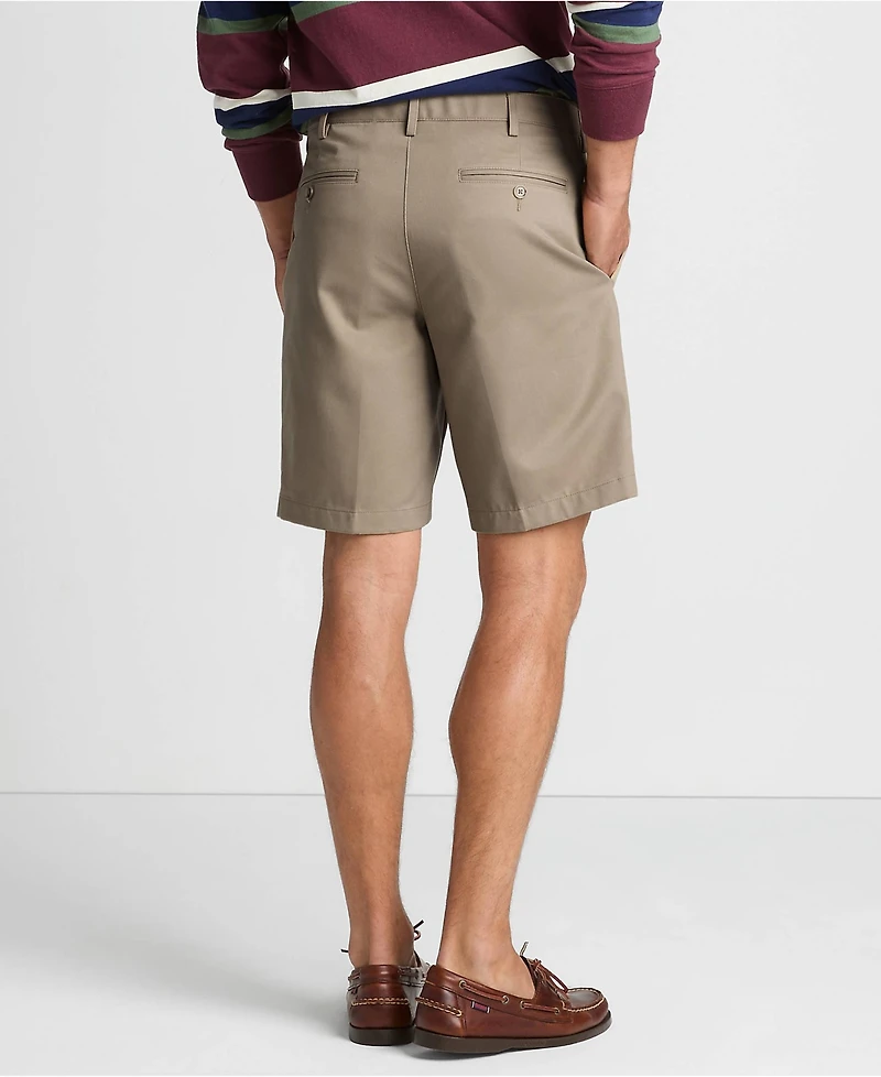 Lands' End Men's Big & Tall Traditional Fit 9 Inch No Iron Chino Shorts