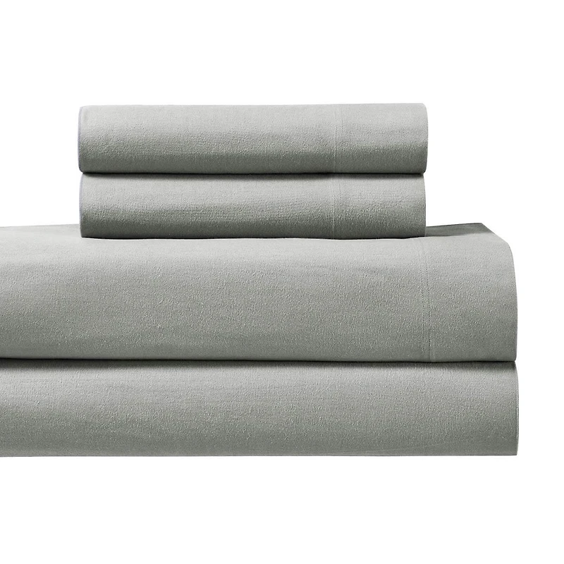 Heavyweight Flannel Sheet 4-Piece Set, California King