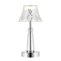 Madelyn Bohemian Classic Acrylic Rechargeable Integrated Led Table Lamp