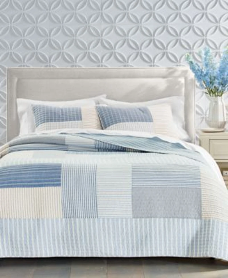Charter Club Seaside Patchwork Quilt Set Exclusively At Macys