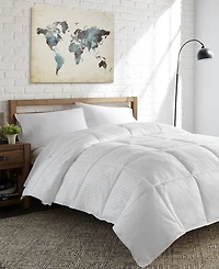 Eddie Bauer All Seasons 400 Thread Count Down Alternative Striped Luxury Oversized Duvet Insert