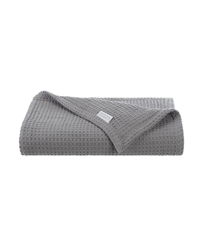 Haryana Luxury Waffle Weave Cotton Bed Blanket, Queen 90x90 in. (Color Options), Warm Blanket for Bedrooms