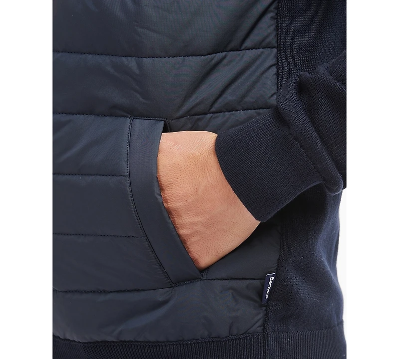 Barbour Men's Carn Baffled Full-Zip Sweater