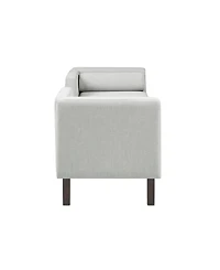 Madison Park 50" Bradford Wide Fabric Upholstered Accent Bench