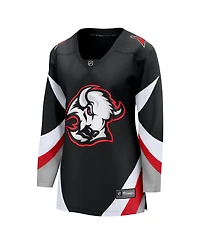 Women's Fanatics Black Buffalo Sabres Alternate Premier Breakaway Blank Jersey