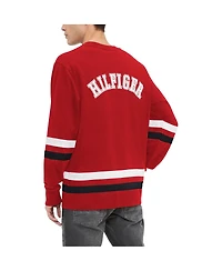 Men's Tommy Hilfiger Red, Black Atlanta Falcons Nolan Long Sleeve T-shirt