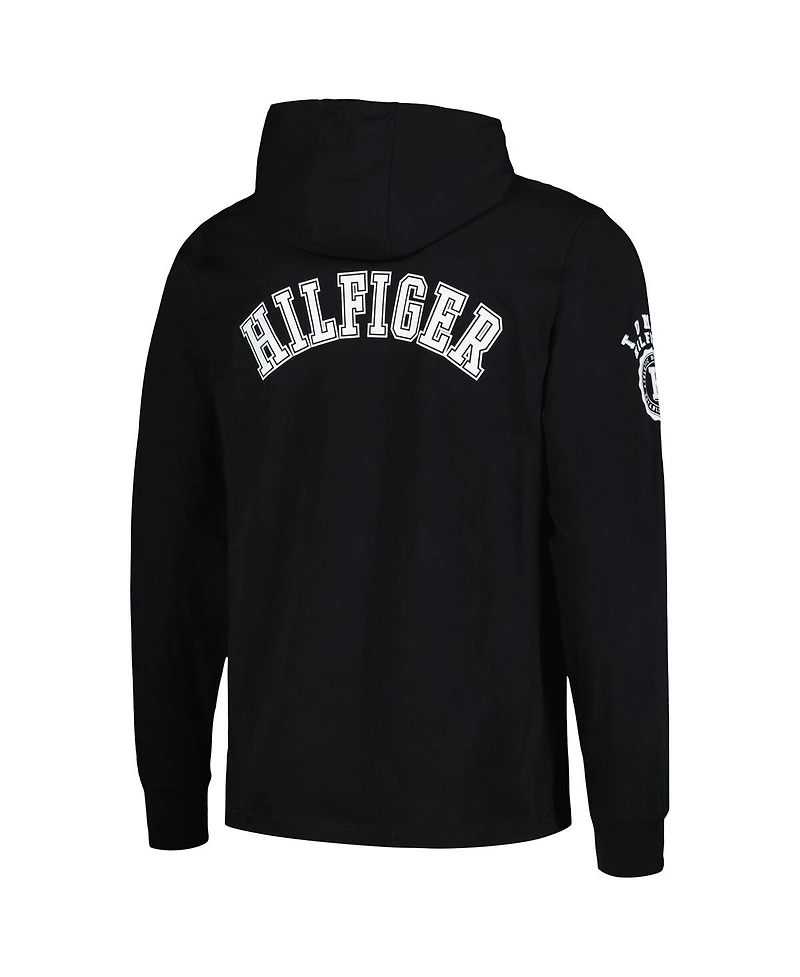 Men's Tommy Hilfiger Black Cincinnati Bengals Morgan Long Sleeve Hoodie T-shirt