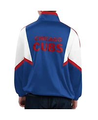 Men's Starter Royal Chicago Cubs Lead Runner Full-Zip Jacket