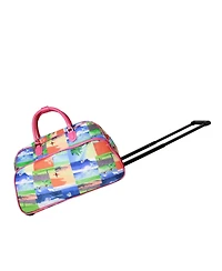 World Traveler Oceanside 21" Carry-On Rolling Duffel Bag