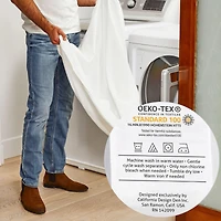 Deep Pocket King Fitted Sheet Only - Soft 100% Cotton Sateen