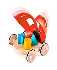 Hape Shape Sorter Pull-Along Ladybug Toddler Toy