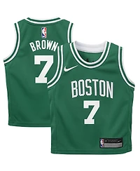 Toddler Boys and Girls Nike Jaylen Brown Green Boston Celtics Swingman Player Jersey - Icon Edition