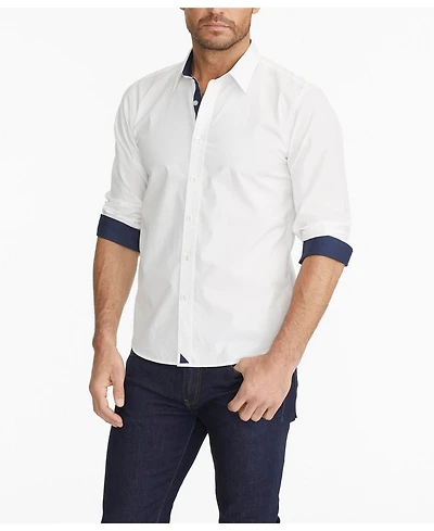 UNTUCKit Men's Slim Fit Wrinkle-Free Las Cases Special Button Up Shirt