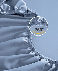 Deep Pocket Full Fitted Sheet Only - Soft 100% Cotton Sateen
