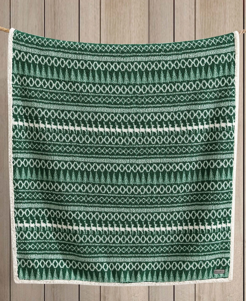 Eddie Bauer Faux Shearling Reversible Throw