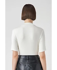 Women's Soft Mock Neck Bodysuit