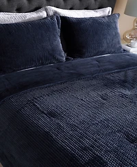 Royal Luxe Faux Fur to Mink Reversible 3 Piece Comforter Set