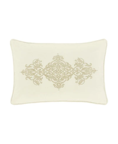 J Queen New York Noelle Boudoir Embellished Decorative Pillow, 15" x 22"