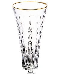 Lorren Home Trends Marilyn Gold-Tone Flutes, Set of 4