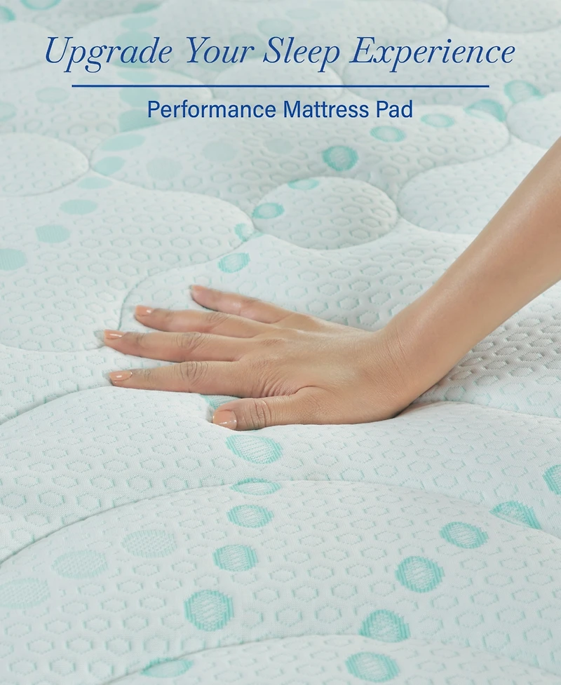 Mattress Pads Queen Size, 3-Zone Cooling, Soft, Non-Slip Quilted Mattress Pad Queen Size, 8 - 20 Inch Deep Pockets by California Design Den