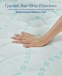 Mattress Pads Queen Size, 3-Zone Cooling, Soft, Non-Slip Quilted Mattress Pad Queen Size, 8 - 20 Inch Deep Pockets by California Design Den