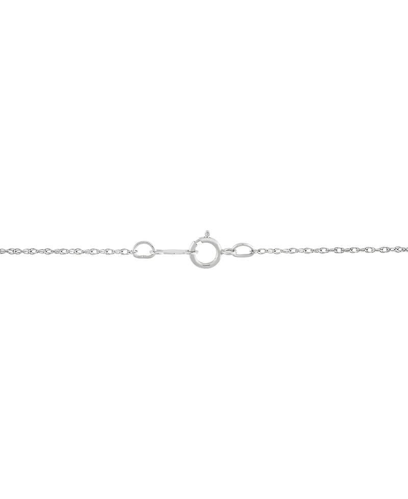 Forever Grown Diamonds Lab Grown Diamond Graduated Pear Cluster Pendant Necklace (1/2 ct. t.w.) in Sterling Silver, 16" + 2" extender
